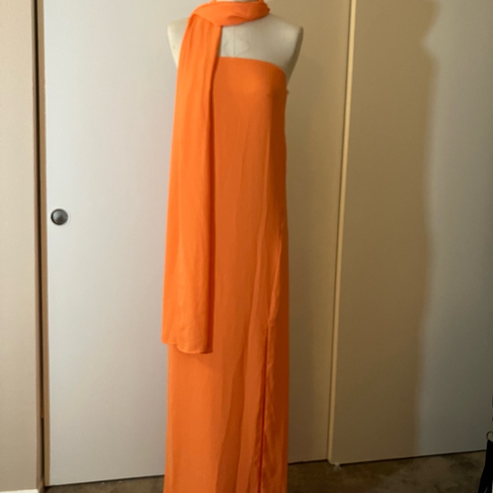 Studio THE-ARE Vibrant Orange Maxi Dress
